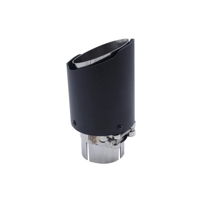 SHLPDFM Universal Exhaust Pipe Silencer Stainless Steel Tailpipe Exhaust Trim