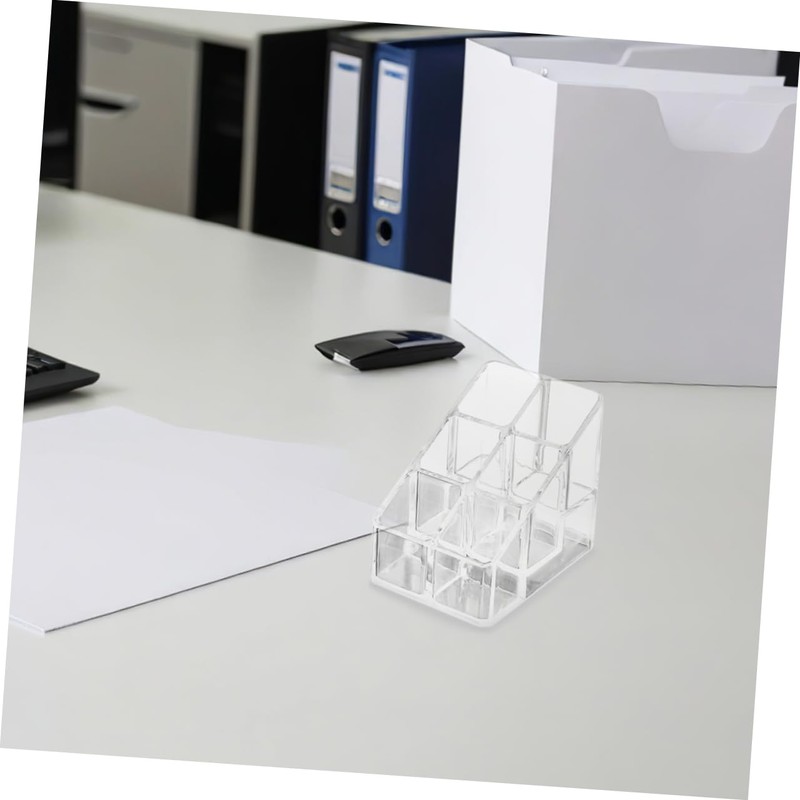 SHINEOFI 4pcs Acrylic Lipstick Organizer Compact Makeup Storage Display Case