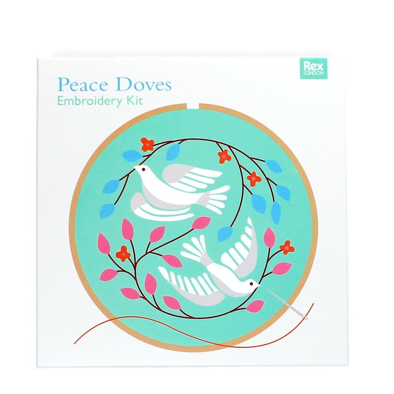 Rex London Embroidery kit - Peace Doves