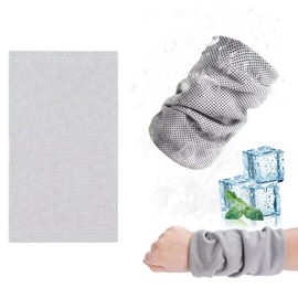 BARDATS Wrist Towel, Cooling Wrist Towel, Wrist-Type Wristband, Cool, Quick-Drying, Sports Cooling Towel, Sweat Absorbent, Quick Drying, Good, Breathable, Stretchable, Washable, 15.7 x 9.8 inches (40