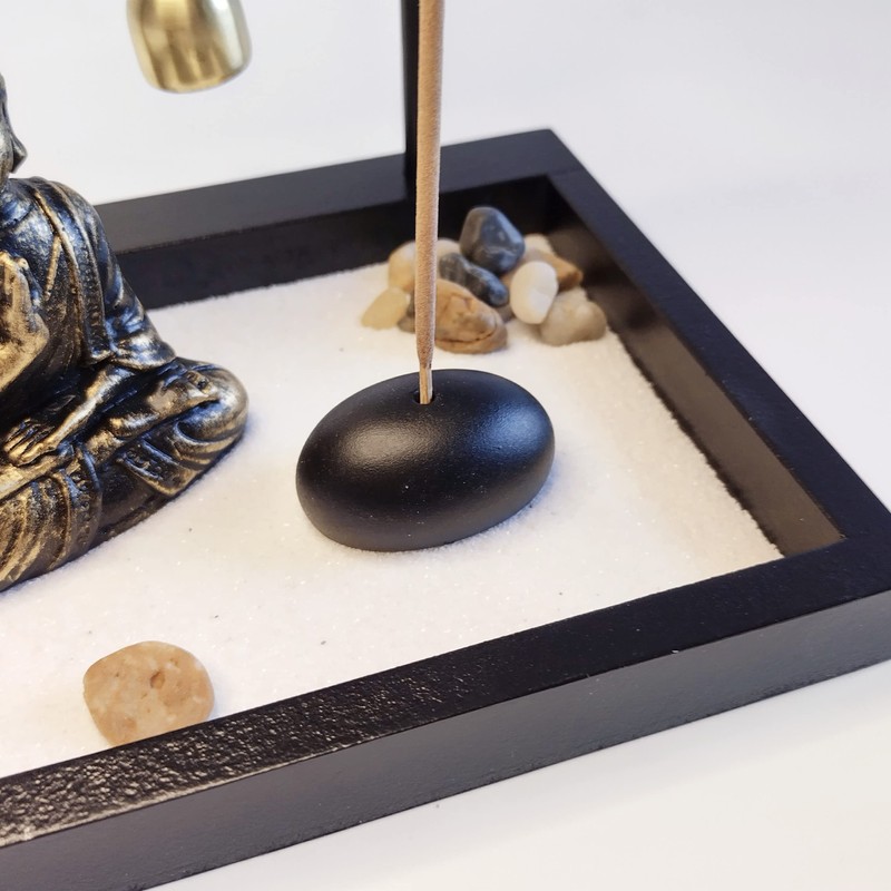 Japanese Miniature Zen Garden Set for Meditation, Home Decor or