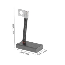 VICASKY 4pcs Carbon Brushes Set for Golf Cart Starter Motor Essential Electric Motor Repair Accessories High Conductivity Brushes