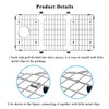 blitzlabs Sink Grid Protector Kitchen Sink Bottom Grid Metal Large
