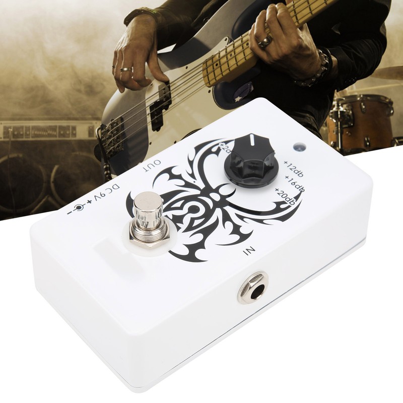Guitar Effect Pedal Boost True Bypass Adjustable Portable Instrument Accessory