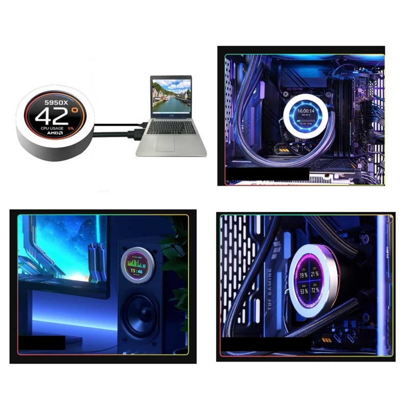 VSDISPLAY 2.8 Inch Round LCD Display Screen 480x480 IPS for