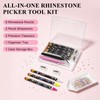 15pcs Rhinestone Picker Tool, Bedazzling Pen Wax Pencil for Rhinestones