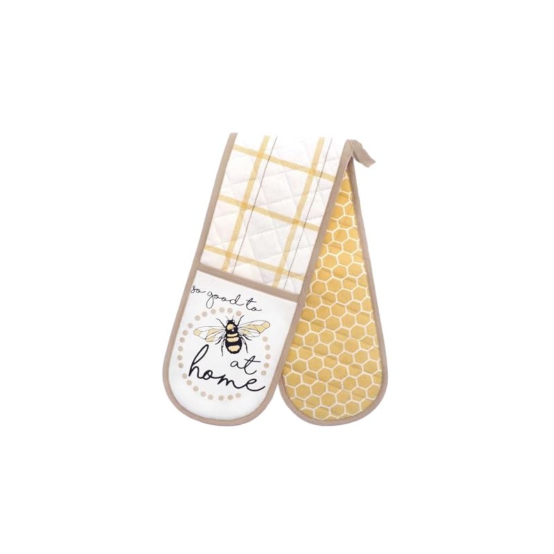 Bee at Home Double Oven Glove Heat Resist Glove Mitt