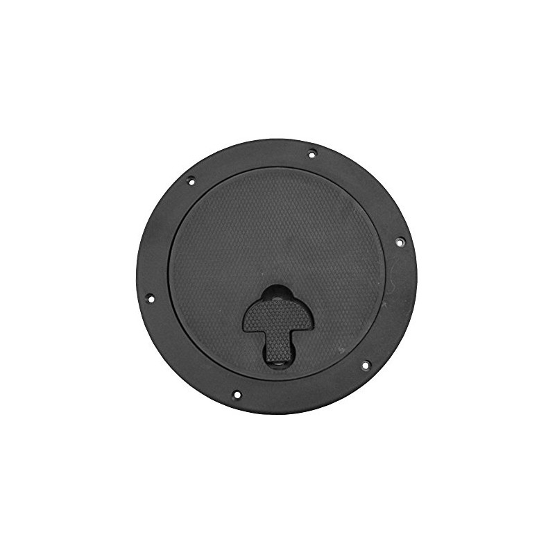 Bomar Hatches G841 Locking Deck Plate 8", Black