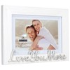 Malden International Designs 4x6 or 5x7 Love You More Distressed