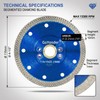 GoYonder 4.5 Inch Super Thin Diamond Saw Blade for Cutting