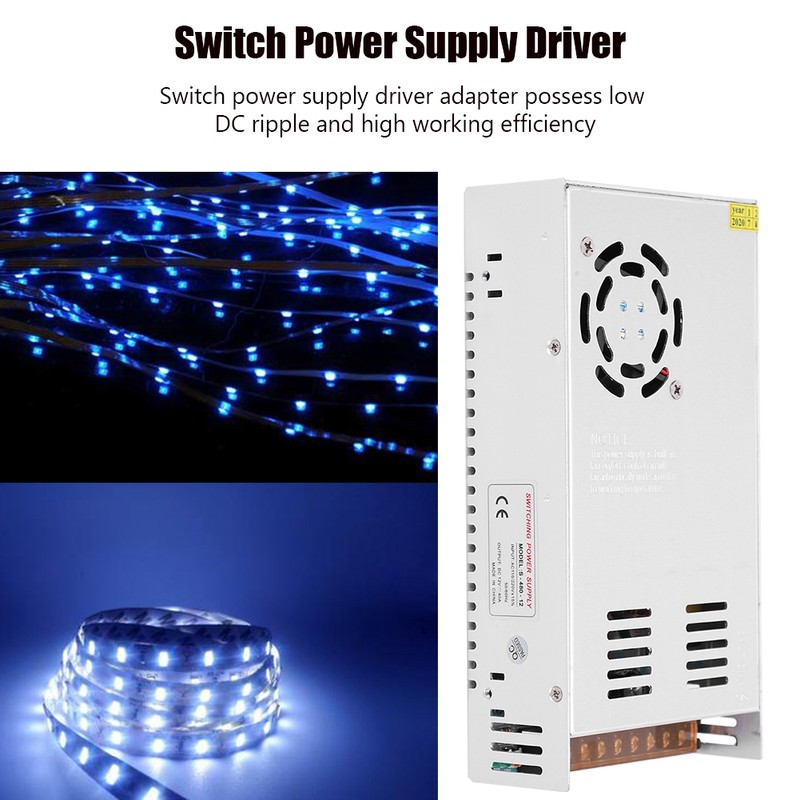 Switch Power Supply Driver Adapter DC12V Aluminum Alloy LED Screen