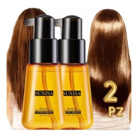 Tratamiento Cabello Anti Frizz Aceite Iluminador Rizos 2pzs