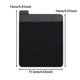 Portable External Hard Drive Carrying Case, Pouch Holder for Computer Accessories, Stick-On Laptop Organizer Storage Pocket for External Hard Drive,Stylus Pens,Wireless Mouse,Cables,Earphones 5PCS