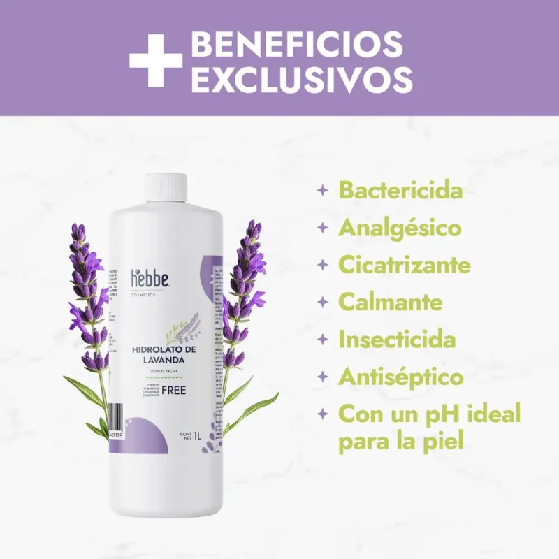 Hidrolato de Lavanda Hebbe: Tónico Facial Natural para Todo Tipo