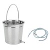Enema Bucket Kit Stainless Steel Reusable Home Colon Cleansing Bucket
