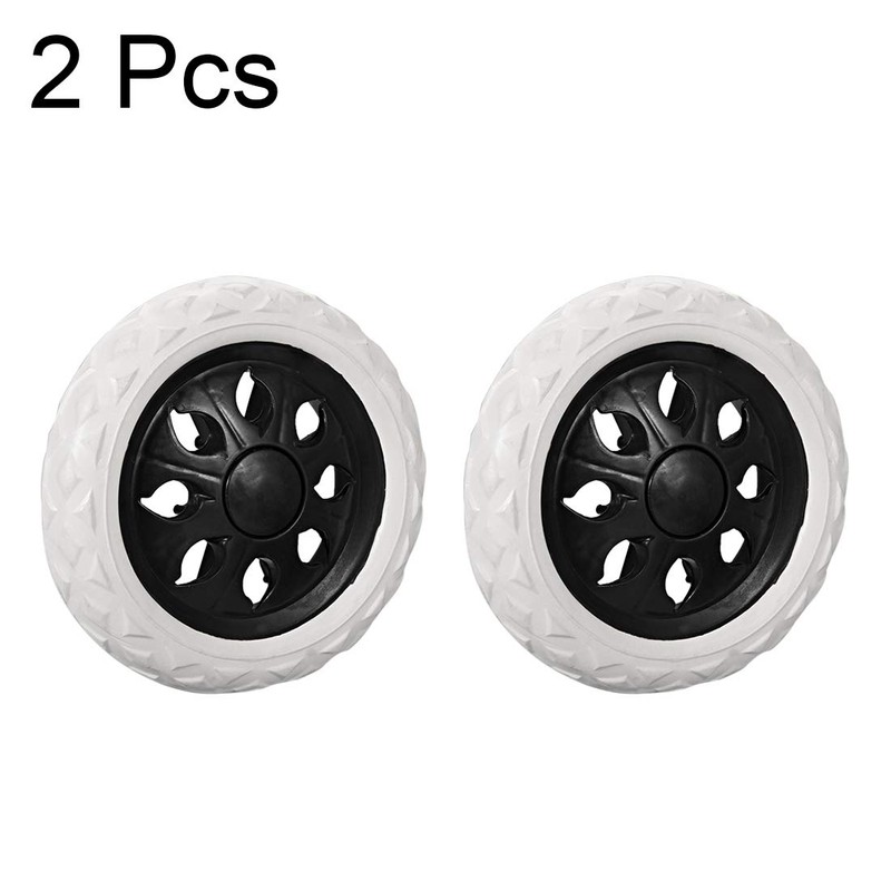 sourcing map Shopping Cart Wheel Replacement 6.5 Inch Dia Rubber