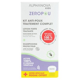 Alphanova Kids Zéropou Anti-Lice Kit Complete Treatment