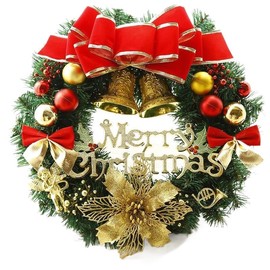 Christmas Wreath, Christmas Wreath Decoration, Gift, Flower Wreath, Interior Decoration, Indoor, Outdoor, Garden, Parties, Events, Door Decoration, Gift, Artificial Flowers, Door Garland, Stylish