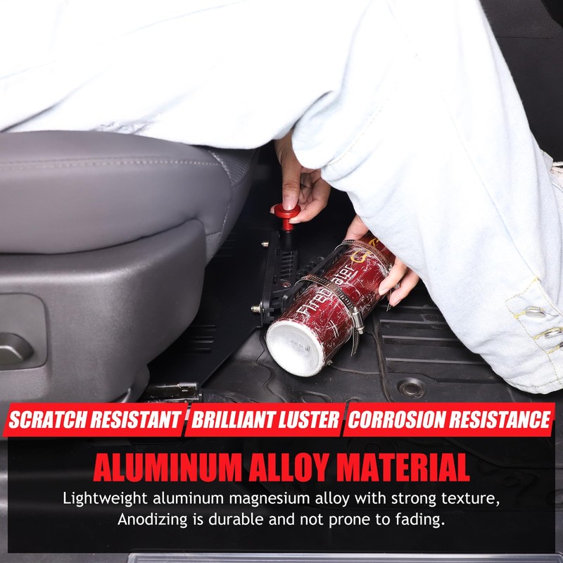 for Hummer EV Passenger Seat Fire Extinguisher Mount Bracket Quick