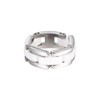 PAURO Women's Ceramic 7 mm Minimalist Highly Polished Wedding Band
