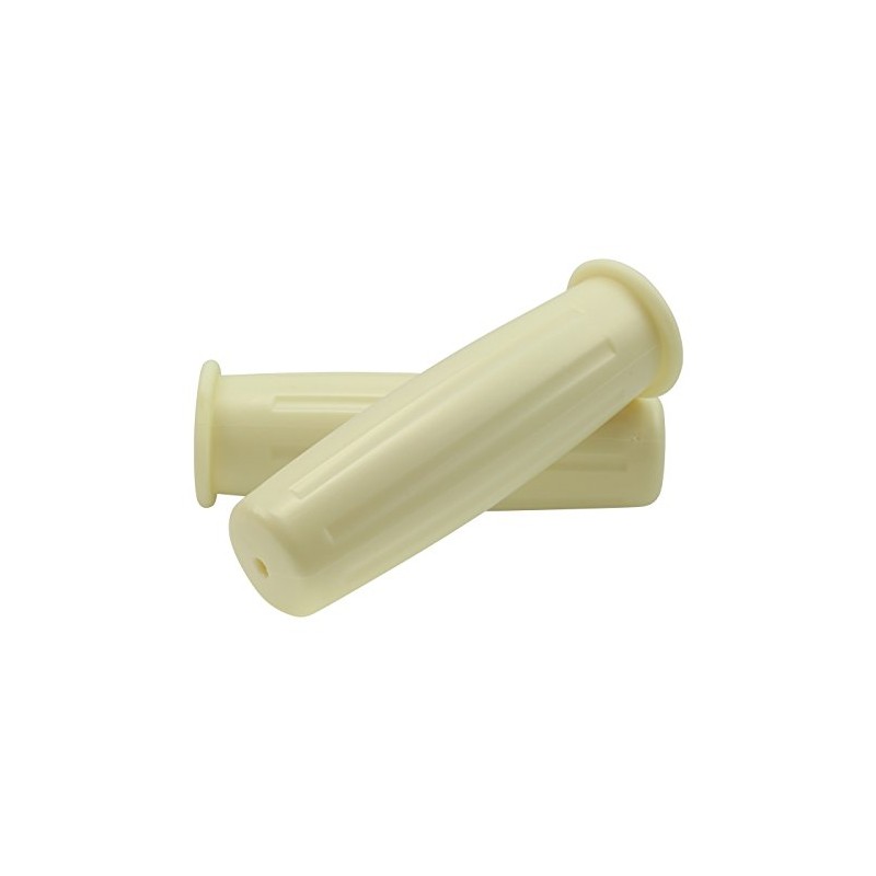 Rindow Bikes Lenkergriffe Tarugata Retro PVC, Weiß, 120mm x 22.2mm,