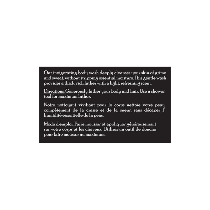 Brickell Men's Products Brickell Invigorating Mint Body Wash para hombre,