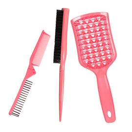 Outanaya Hair Tail Tools Set Brush Set Folding Hair Brush for Slick Back Styling