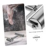 BIUDECO 2Pcs Stainless Steel Rolling Pin Ergonomic Dough Roller for