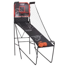 Redline Alley-Oop Single Basketball Shootout with Quick Connect Easy-to-Assemble Frame and Compact Fold-up Design for Easy Storage 26 pounds