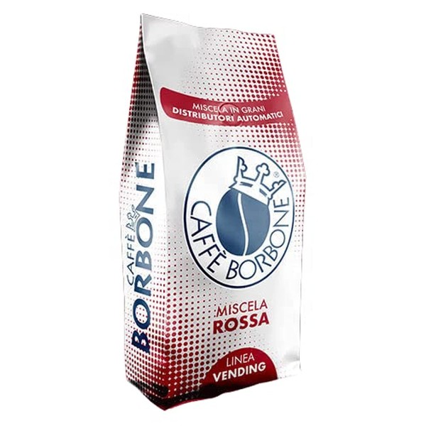 Caffe Borbone Espresso Beans 2.2lbs – Whole Italian Coffee Beans – Miscela Rossa - Intensity 9.5/10 Full-Bodied and Bold – Made in Italy