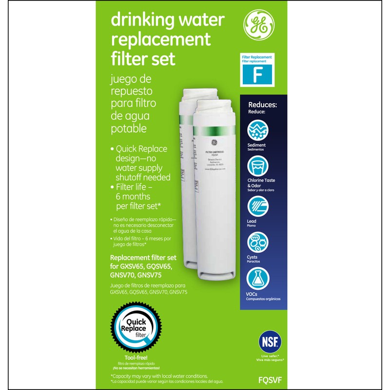 GE Appliances FQSVF Drinking Water System Replacement Filter Set