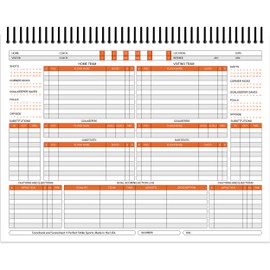 Perfect Strike Soccer Scorebook with Rules and Scoring Instructions : Heavy Duty. Adult and Youth Soccer. TS-11-7-W-H (1 Book)