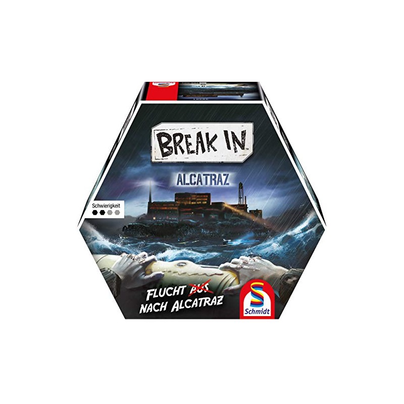 Schmidt Spiele 49381 Break In Alcatraz Puzzle Game Action Game