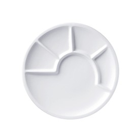 Spring Fondue Plate 23 cm, Black white