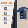 Key Lock Box Wall Mount with Key Drop Slot, Smart