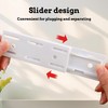 30 Pcs Power Strip Holder Wall Mount, Self Adhesive Punch-Free
