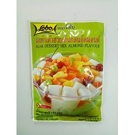 Milk Curd Pudding Agar Dessert Mix Jasmin Flavor For make 4-6 Serving (Almond)