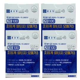 Chong Kun Dang 20100 Supercritical Altige Omega 3 883mg x 30 capsules 4 boxes HI / 종근당 20100 초임계 알티지 오메가3 883mg x 30캡슐 4박스 HI