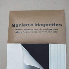 4" x 6" 60 mil Adhesive Magnet Sheets - 10 Pack - Peel and Stick Strong Magnet