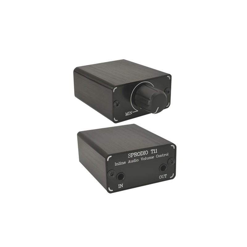 SPRODIO 3.5mm Audio Volume Controller, line Volume Control Box, 1/8"