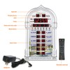 AL-HARAMEEN Azan Clock,Led Prayer Clock,Wall Clock,Read Home/Office/Mosque Digital Clock/Decorative Clock