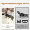 Bearded Dragon Harness Leash - Upgraded Soft Leather Harness with
