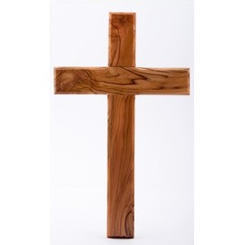 Wooden Cross. Plain wood cross. Holy Land wood cross.Olive Wood Cross. by Wood Cross