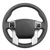 MEWANT Hand Sewn 3D Style Steering Wheel Cover Wrap for