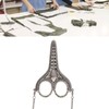 Sewing Scissors Vintage Chain Silver Bauhinia Stainless Steel Pointed Small