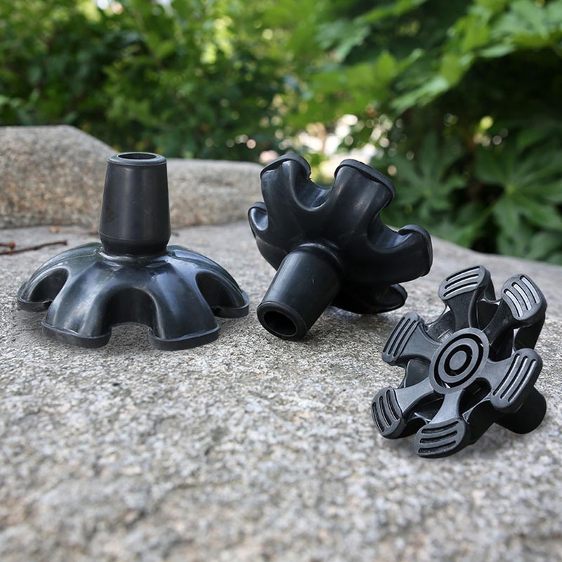 Cane Tips 6 Support Rubber Walking Cane Tips 3/4 Inch