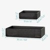 Navaris Bamboo Storage Box Set of 2 - 2 x