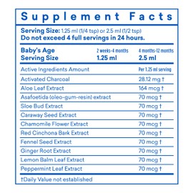 Colic Calm Plus - Alternative Gripe Water with Extra Support, Infant Gas Drops for Newborns, Colic & Upset Stomach Relief, Safe & Gentle, Baby Essentials for Digestive Health, 2 fl oz (Pack of 1)