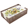 Boston International Metal Napkin Holder Caddy, Guest Towel Size, Copper