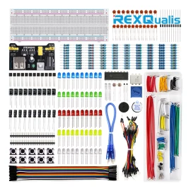 REXQualis Kit Componentes Electronicos Para Arduino, Raspberry Pi Con Módulo